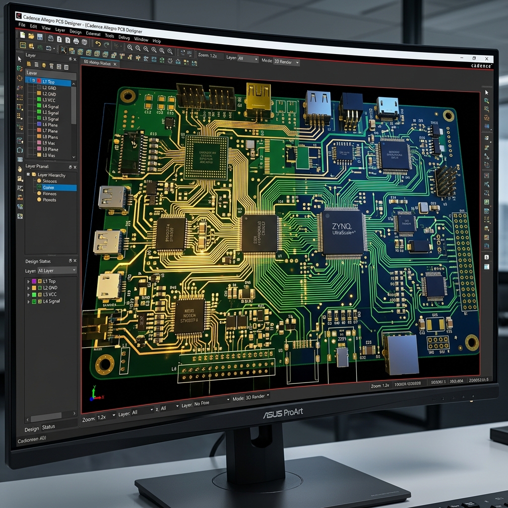 Çok Katmanlı Yüksek Hızlı PCB Tasarımı